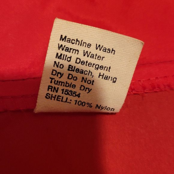 Vintage Ligon Nationwide Mens Red Medium Snap Button Pullover Jacket Made In USA - Picture 5 of 12